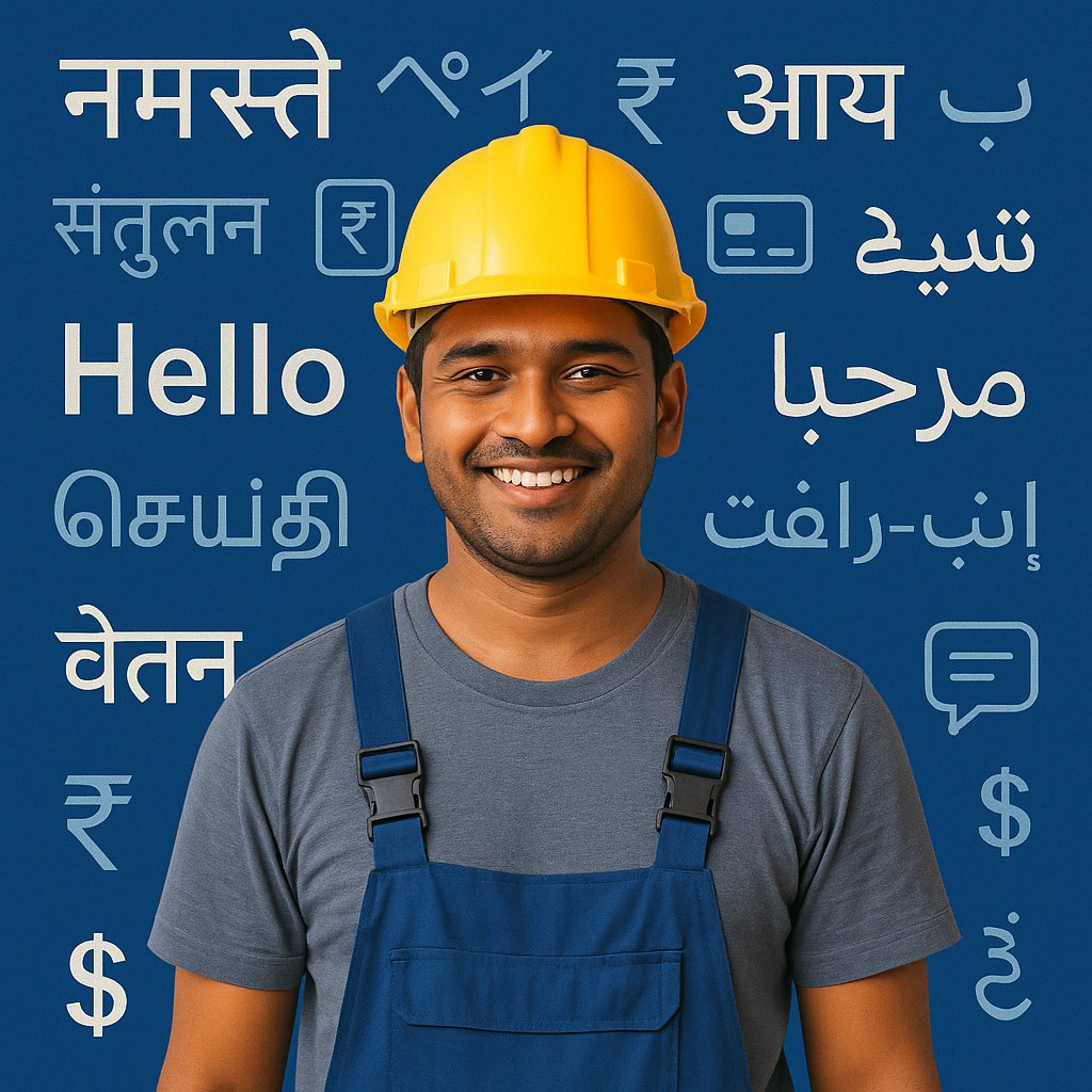 Multi-language support in a banking app